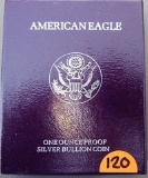 1990 One Ounce Proof Silver Bullion Coin