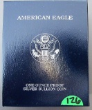 2001 One Ounce Silver American Eagle One Dollar