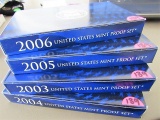 2003, 2004, 2005, 2006 United States Mint Proof Sets