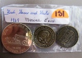 1969 Marine Corp Coins