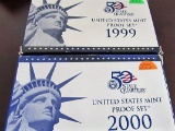 1999, 2000 US Mint Proof Sets