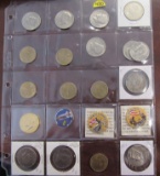 Sheet of 21 Coins