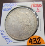 1880-S 1881-S BU Morgan Dollars