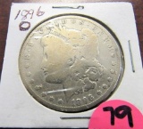 1896 O Morgan Dollar