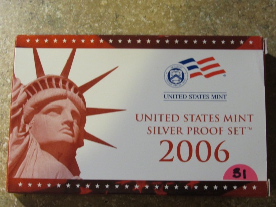 2006 United States Mint Silver Proof Set