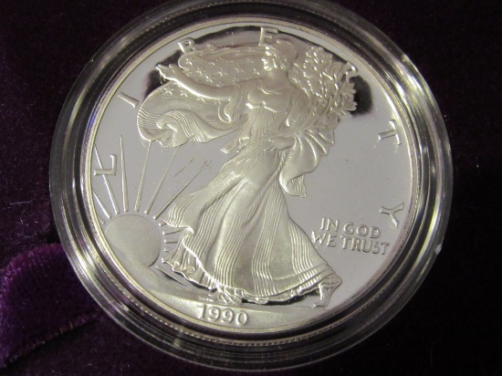 1990 Silver Eagle Proof Dollar