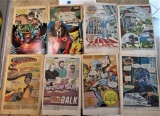 8 Comics w/ missing covers &/or pages