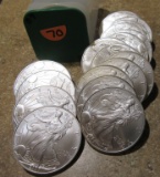 (20) 2007 Silver Dollars