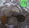 3 Indian Head Nickels, 2 Pennies