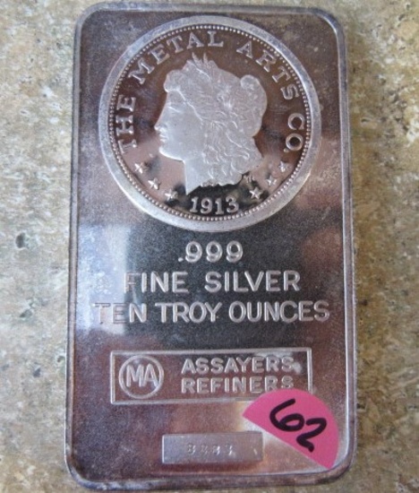 10oz Troy Fine Silver