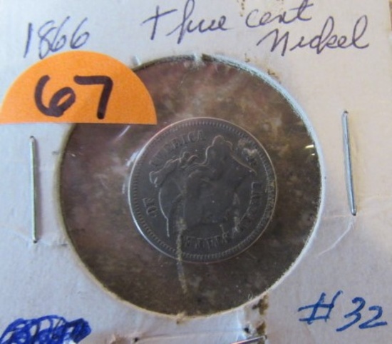 1866 Three Cent