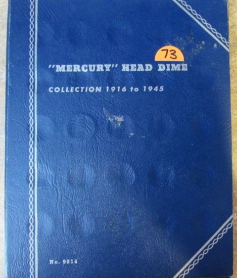 1916 to 1945 Mercury Head Dimes Collection