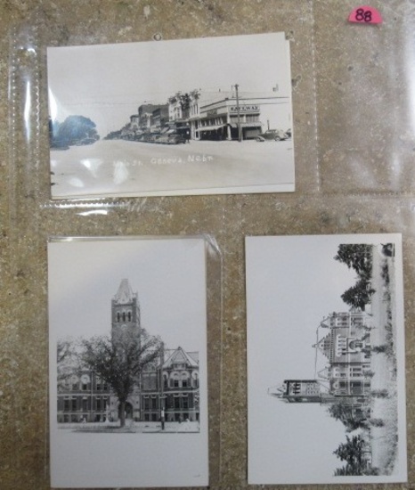 (3) Nebraska Post Cards