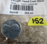 1943 Lincoln Head Cent