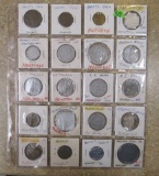 (20) Nebraska Town Tokens