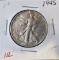 1945-P EF Walking Liberty Half Dollar