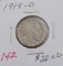 1915-D Buffalo Nickel