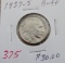 1937-S Buffalo Nickel