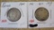 (2) 1898-O, 1900 Barber Dimes AG, VF