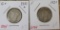 (2) 1931, 31-D Mercury Dimes F-G+