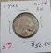 1920 Buffalo Nickel