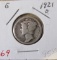 1921-D Good Mercury Dime -Key Date