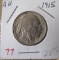 1915 AU Buffalo Nickel