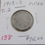 1913-S T-2 Buffalo Nickel