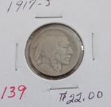 1917-S Buffalo Nickel