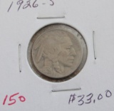 1926-S Buffalo Nickel