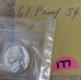 1961 Proof Nickel