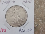 1938-D Half Dollar