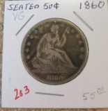 1860 Seated Half Dollar