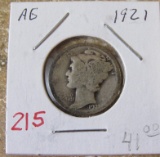 1921-P Mercury Dime