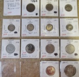 (13) Canadian Coins -3 Proof Coins - 3 Silver