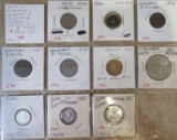 (10) Foreign Coins  - 6 Different Countries