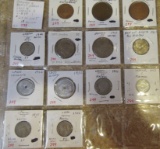 (13) Foreign Coins - 5 Different Countries