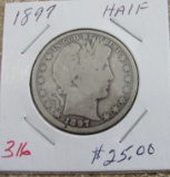 1897 Barber Half Dollar