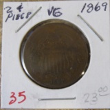 1869 Two Cent Piece