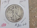 1919 Walking Liberty Half Dollar