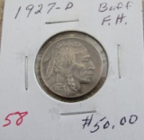 1927-D Buffalo Nickel