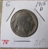 1915-D G Buffalo Nickel