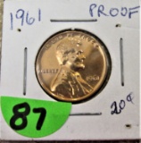 1961 Lincoln Cent Proof