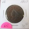 1837 Large Cent-Very Good