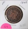 1848 Large Cent-Fine