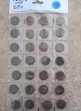 Sheet of 28 Wheat Cents Teens & 20s