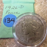 1926-D Peace Dollar