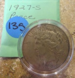 1927-S Peace Dollar