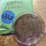 1935-S Peace Dollar