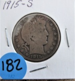 1915-S Barber Half Dollar